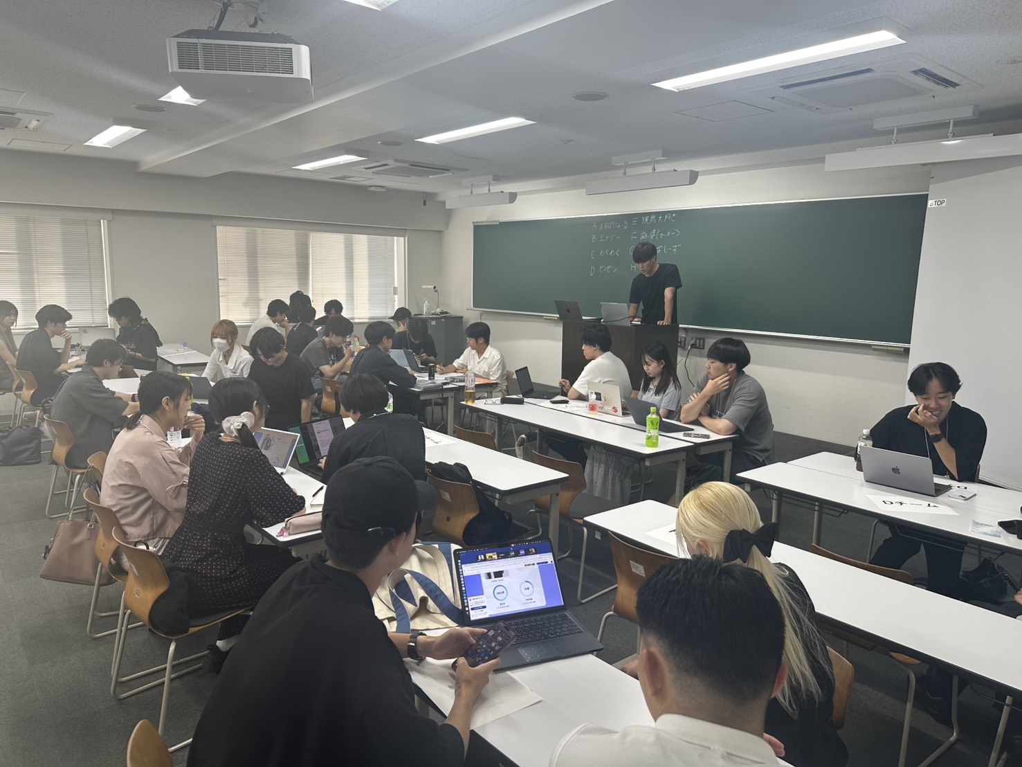 ビジネスアイデアソンの様子